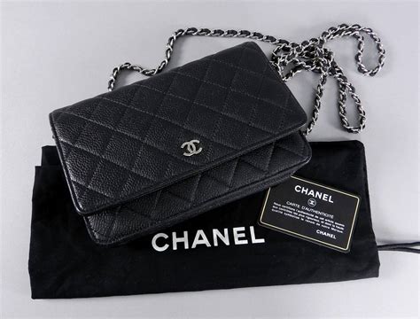 chanel patent black wallet on chain with silver hardware|Chanel wallet on chain.